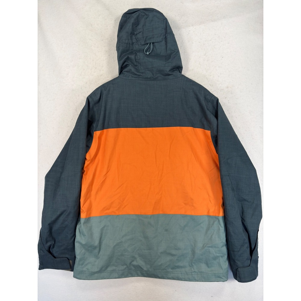 Foursquare Outerwear Mens Snowboard Jacket Large Colorblock Hooded Powder Skirt - Picture 10 of 15